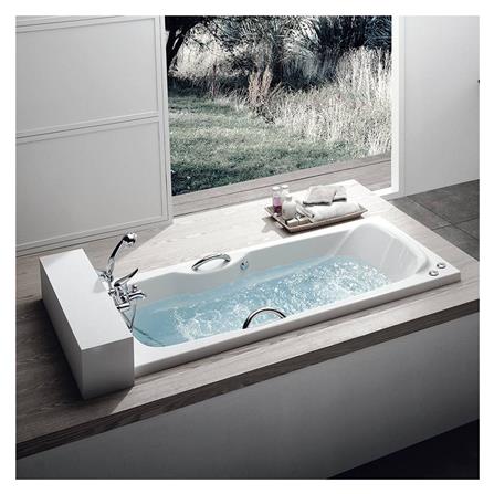 อ่างอาบน้ำ CRISTINA OZ-PA160075 BT 160 ซม. สีขาว_2