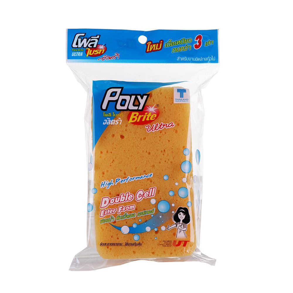 ฟองน้ำล้างภาชนะ POLY-BRITE DOUBLE CELL ESTER 482-0