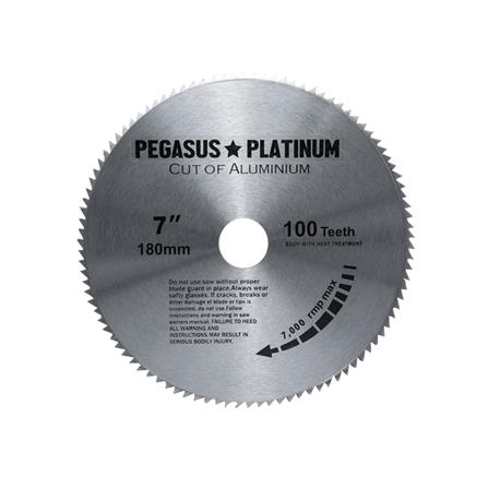 ใบเลื่อยวงเดือน PEGASUS 7 นิ้ว 100 ซี่ฟัน