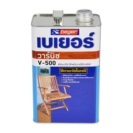 วานิชภายใน ชนิดเงา BEGER V500  (1 แกลลอน)_0
