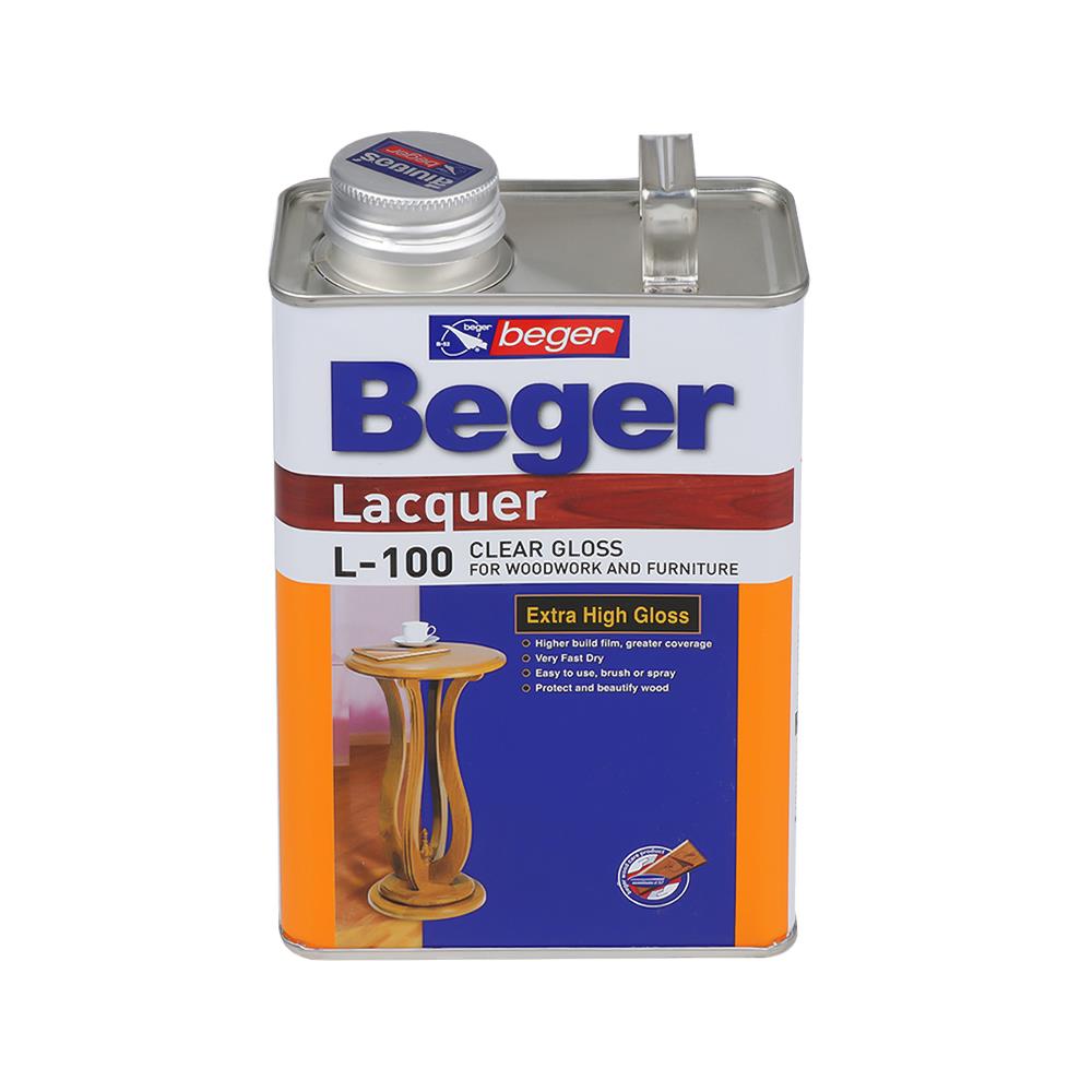 แล็กเกอร์ BEGER L-100 เงาใส 1/4 แกลลอน