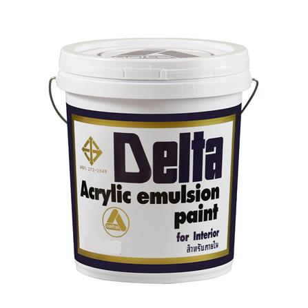 สีน้ำทาภายใน DELTA MATT #199 สีขาว ด้าน 1 แกลลอน_0