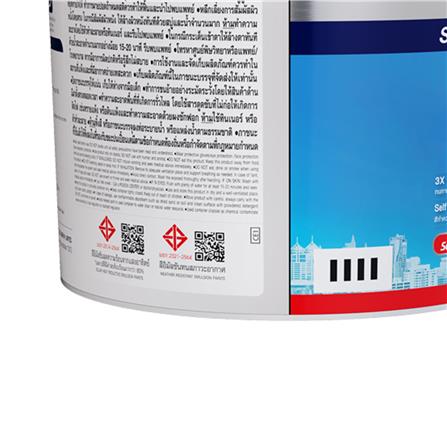 สีน้ำทาภายนอก ชนิดกึ่งเงา TOA SUPERSHIELD ADVANCE BASE A สีขาว 9 ลิตร_4