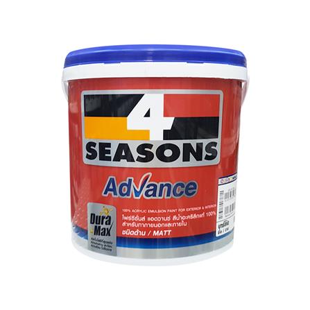 สีน้ำทาภายนอก TOA 4 SEASONS ADVANCE BASE A ด้าน 1 แกลลอน