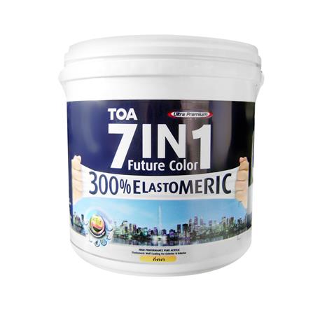 สีน้ำทาภายนอก TOA 7 IN 1 BASE B กึ่งเงา 10 ลิตร