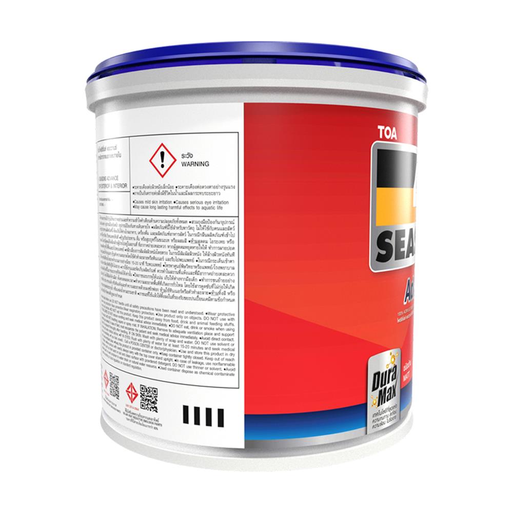 สีน้ำทาภายนอก TOA 4 SEASONS ADVANCE BASE B ด้าน 1/4 แกลลอน
