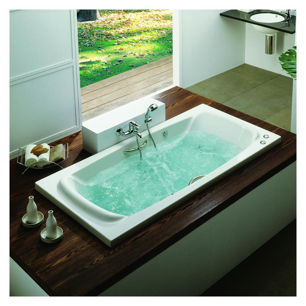 อ่างอาบน้ำ 175 ซม. CRISTINA OZ-TA175085BT สีขาว