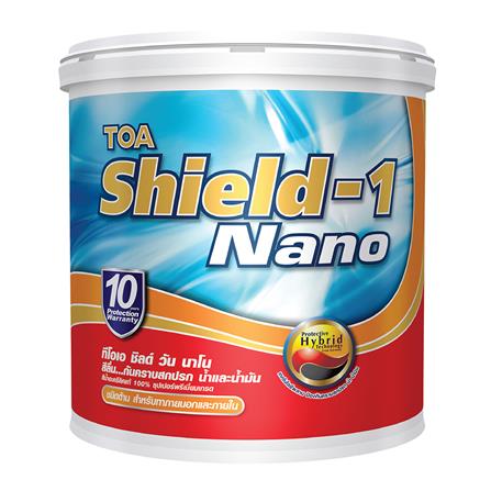 สีน้ำทาภายนอก TOA SHIELD-1 NANO BASE C ด้าน 1 แกลลอน_0