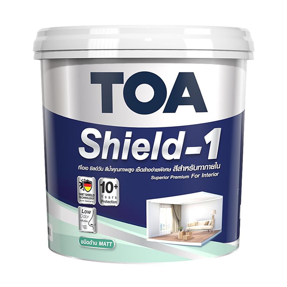 สีน้ำทาภายใน TOA SHIELD-1 BASE D ด้าน 2.5 แกลลอน