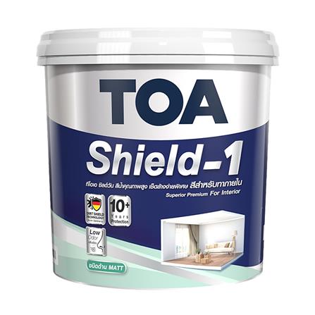 สีน้ำทาภายใน TOA SHIELD-1 BASE D ด้าน 2.5 แกลลอน