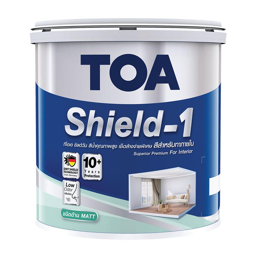 สีน้ำทาภายใน TOA SHIELD-1 BASE B ด้าน 1 แกลลอน