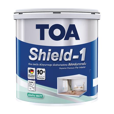 สีน้ำทาภายใน TOA SHIELD-1 BASE B ด้าน 1 แกลลอน
