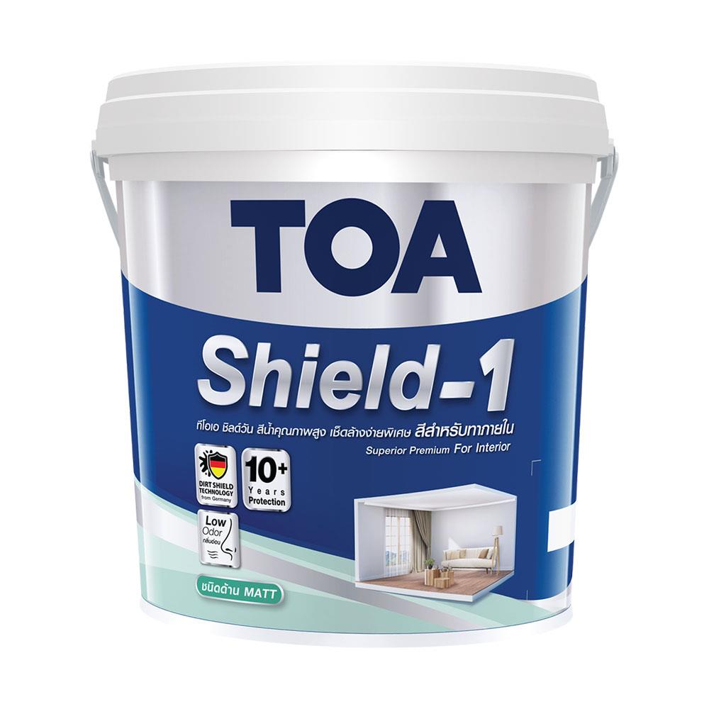 สีน้ำทาภายใน TOA SHIELD-1 BASE A ด้าน 2.5 แกลลอน