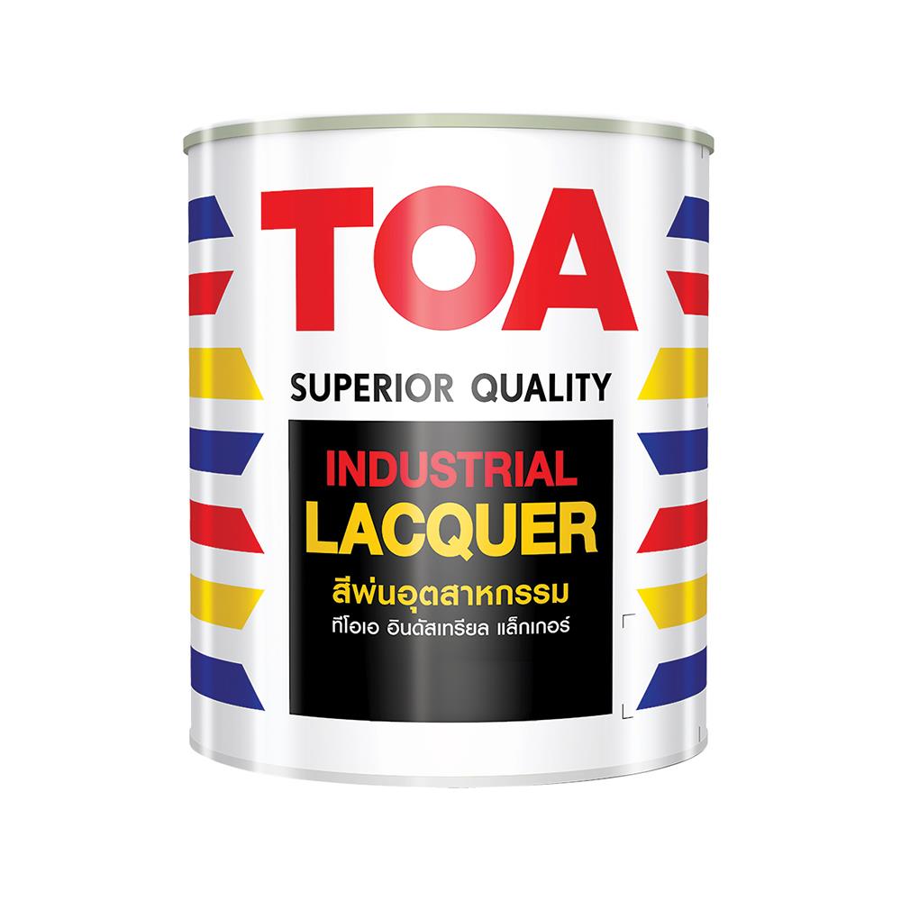 สีพ่นอุตสาหกรรม TOA INDUSTRIAL LACQUER BASE C สีขาว เงา 1/4 แกลลอน