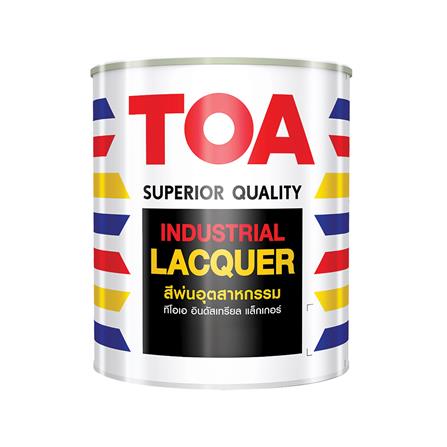 สีพ่นอุตสาหกรรม TOA INDUSTRIAL LACQUER BASE A สีขาว เงา 1/4 แกลลอน