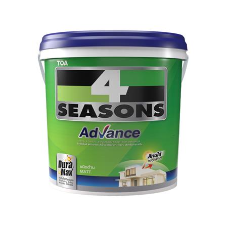 สีน้ำทาภายใน TOA 4 SEASONS ADVANCE BASE D ด้าน 2.5 แกลลอน