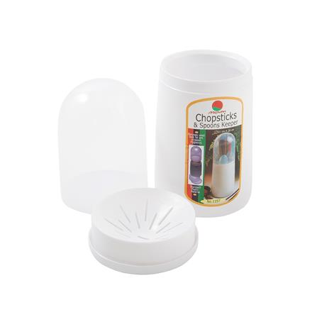 ที่ใส่อุปกรณ์ตะเกียบ 1 ช่องกลม MICRONWARE 1197 สีขาว_2