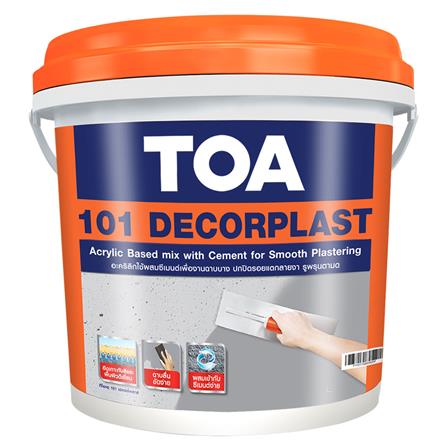 อะคริลิกฉาบ TOA 101 DECORPLAST 4 กก.