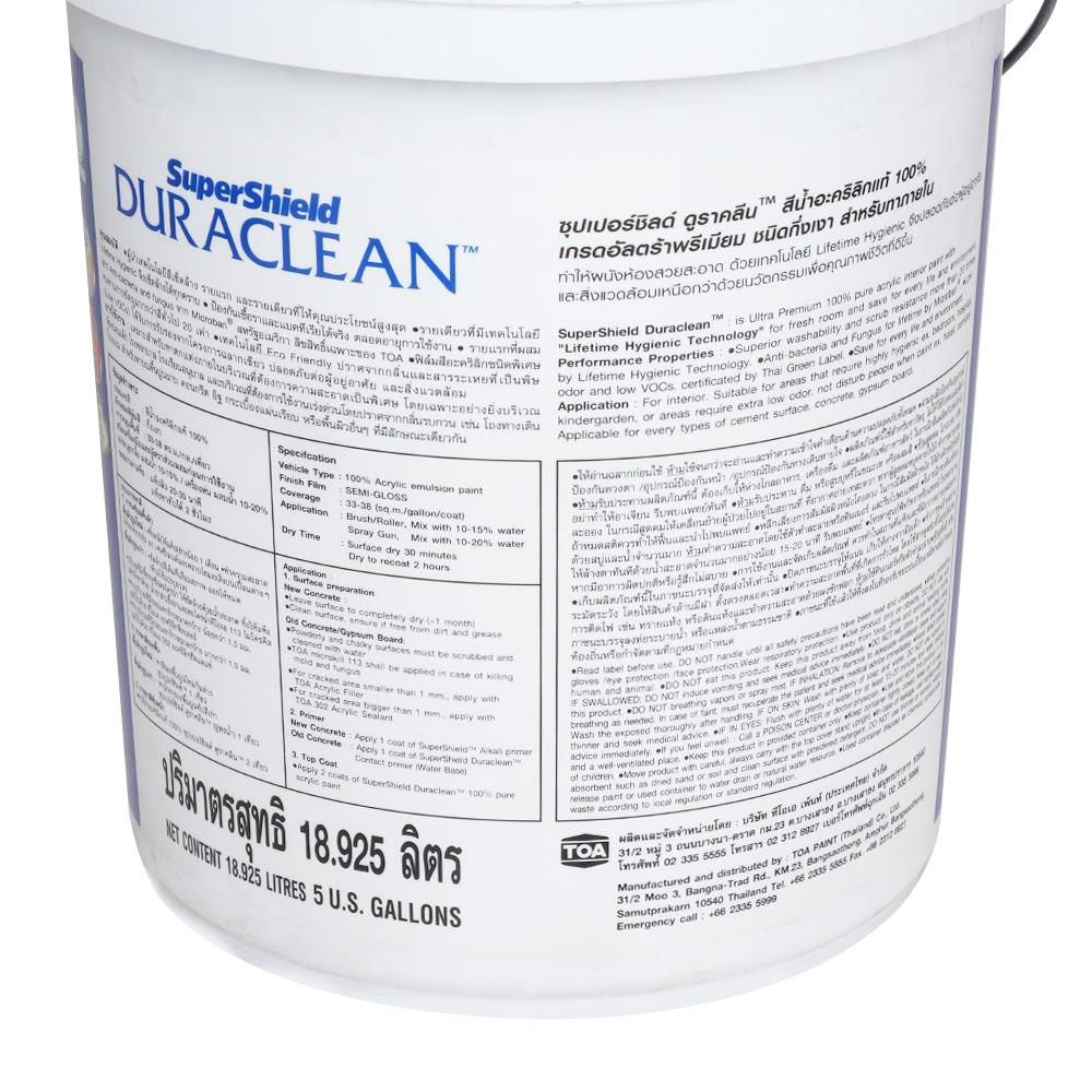 สีรองพื้นปูนเก่า TOA SUPERSHIELD DURACLEAN 5 แกลลอน