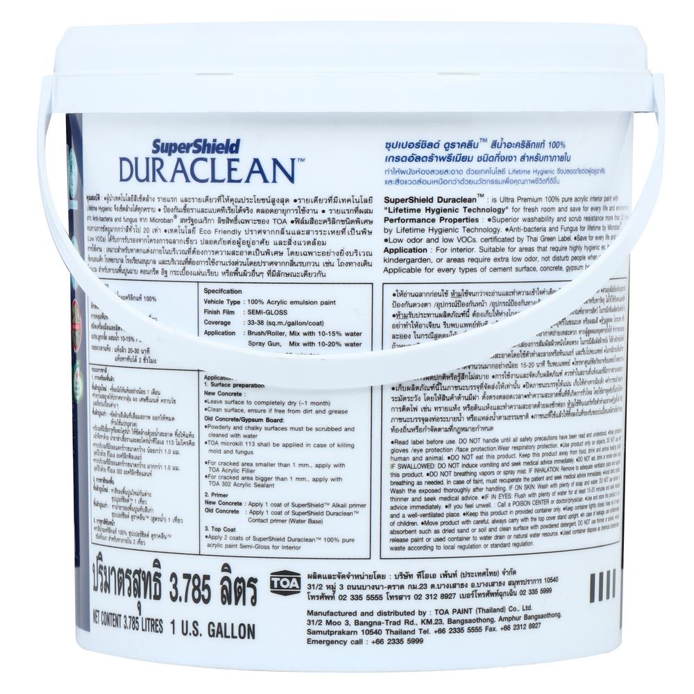 สีรองพื้นปูนเก่า TOA SUPERSHIELD DURACLEAN 1 แกลลอน