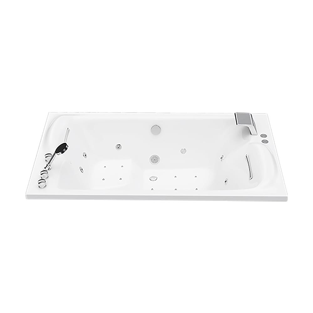 อ่างน้ำวนอัดอากาศ CRISTINA CT-CV-B190120FWA 190 ซม. สีขาว