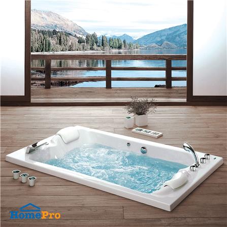 อ่างน้ำวนอัดอากาศ CRISTINA CT-CV-B190120FWA 190 ซม. สีขาว_2