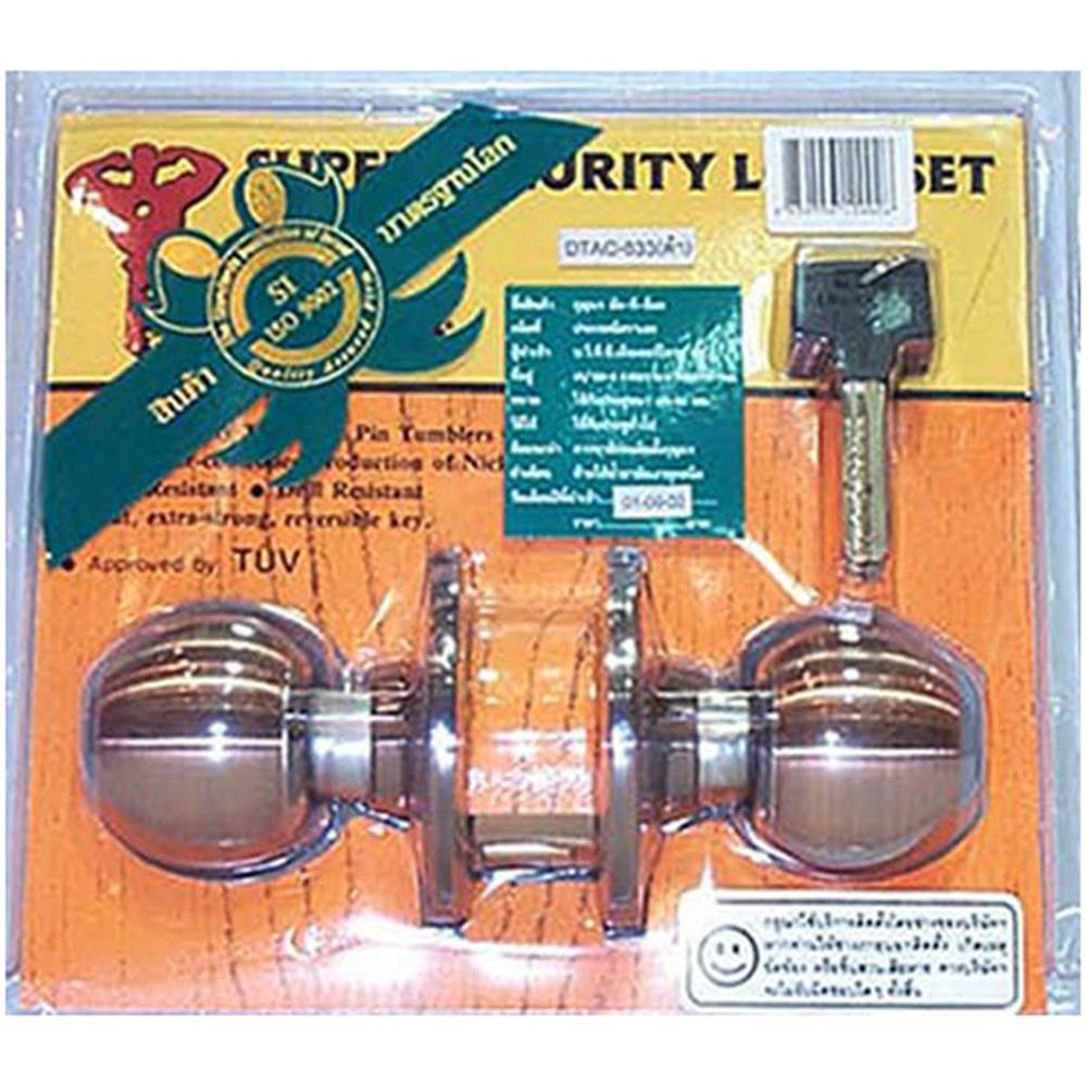 ลูกบิดทั่วไป MUL-T-LOCK DTAC-833 หัวกลม สีทองแดงรมดำ