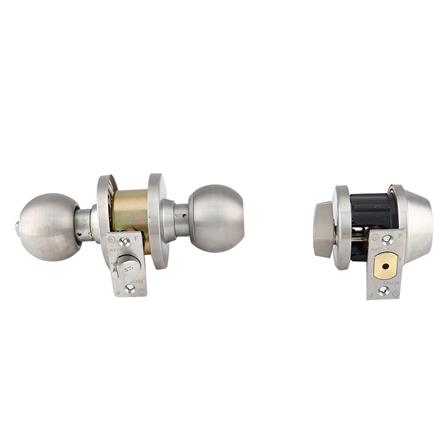 ชุดลูกบิดประตู หัวกลม (พร้อม DEADBOLT) MUL-T-LOCK DTSS-8309 สีสเตนเลส_1