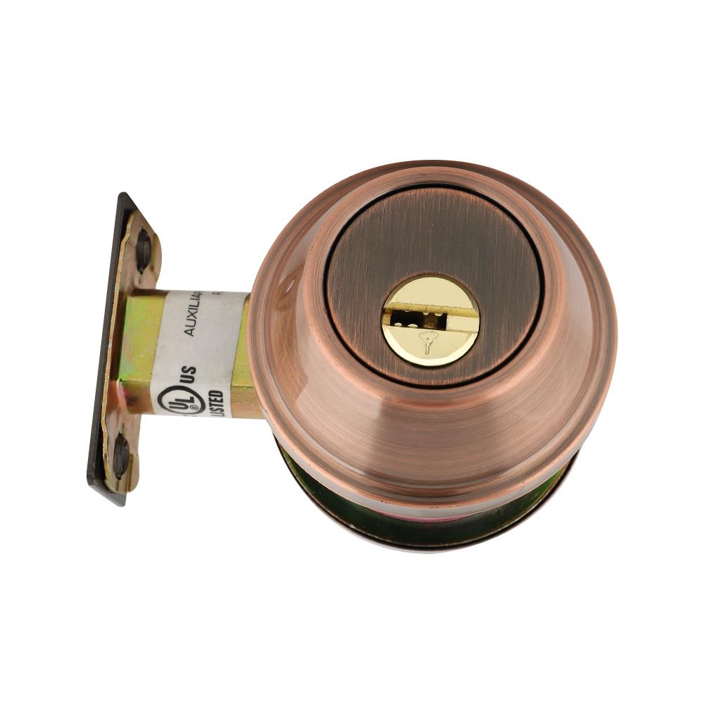 ลูกบิด+DB MUL-T-LOCK DTAC-8303 (S)/SET หัวกลม สีทองแดงรมดำ