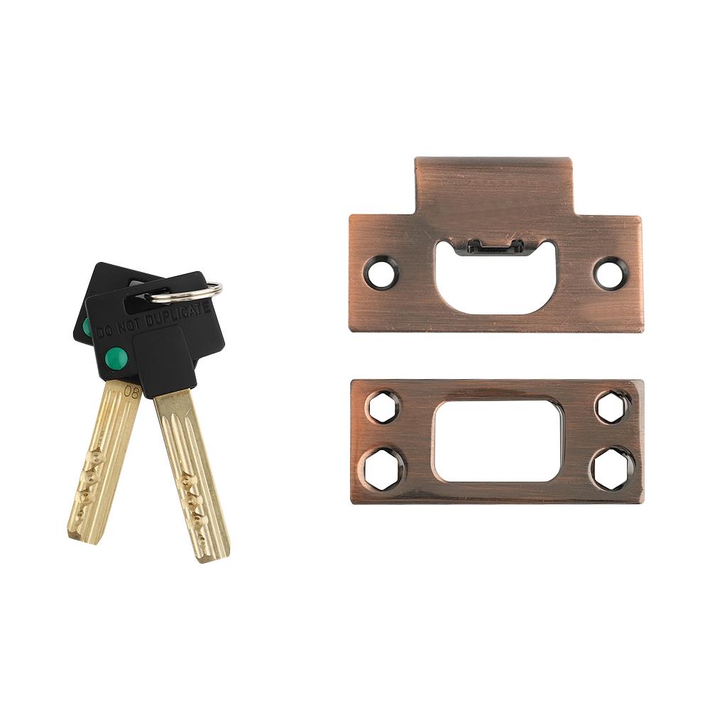 ลูกบิด+DB MUL-T-LOCK DTAC-8303 (S)/SET หัวกลม สีทองแดงรมดำ