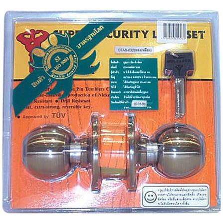 ลูกบิดทั่วไป MUL-T-LOCK DTAB-832 หัวกลม สีทองเหลืองรมดำ