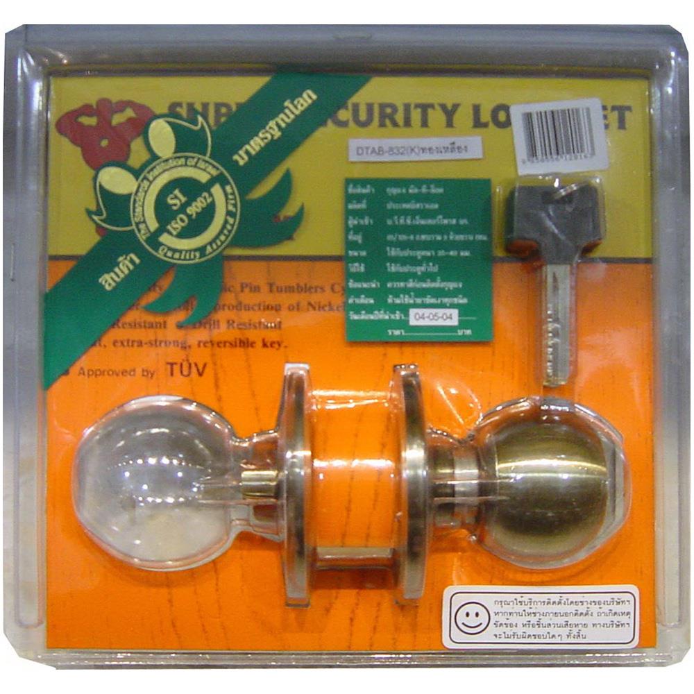ลูกบิดหลบมุ้งลวด MUL-T-LOCK DTAB-832 (K) หัวกลม สีทองเหลืองรมดำ