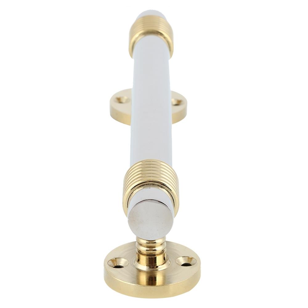 มือจับดึงประตู MTL DTH-304(D) 9 นิ้ว สีขาว/ทอง