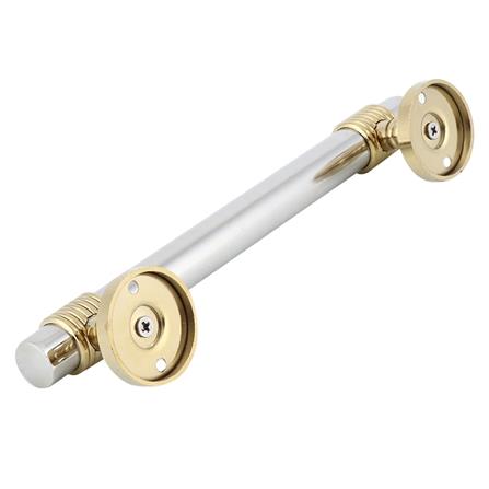 มือจับดึงประตู MTL DTH-304(D) 9 นิ้ว สีขาว/ทอง_2