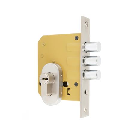 ตลับกุญแจ MORTISE  MUL-T-LOCK 4M สีทอง/สเตนเลส_0