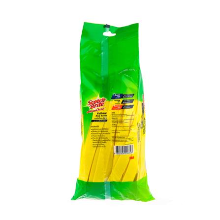 ไม้ม็อบไมโครไฟเบอร์หัวจุก SCOTCH-BRITE 8 นิ้ว สีเหลือง_1