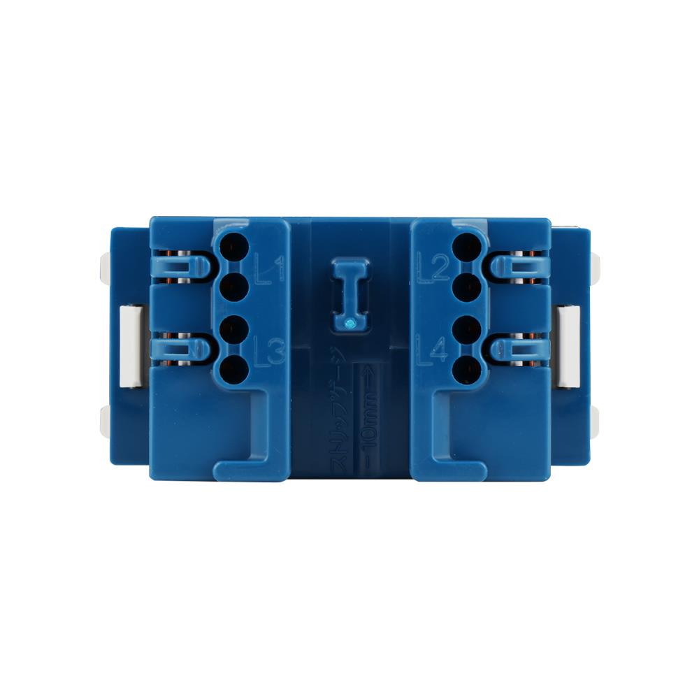 เต้ารับโทรศัพท์ PANASONIC 6P/4C WNTG15649 สีขาว