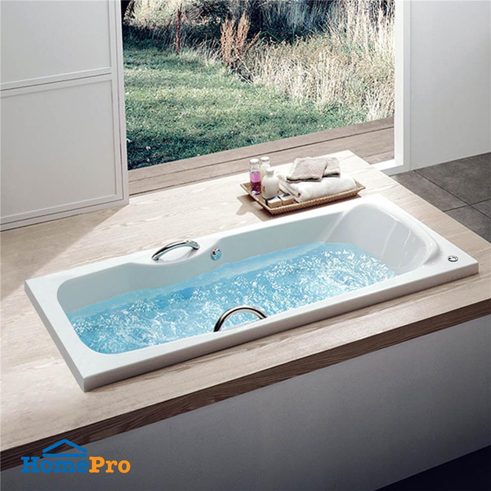 อ่างอาบน้ำ CRISTINA OZ-PA-160075WP 160 ซม. สีขาว