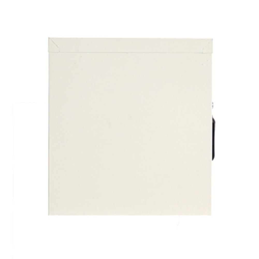 ตู้เหล็กบานโล่ง KIOSK USB-3 สีขาว