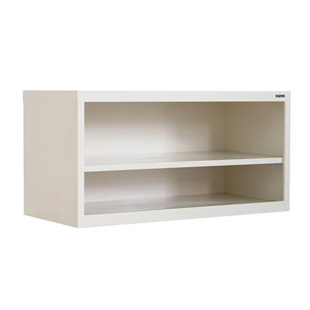 ตู้เหล็กบานโล่ง KIOSK USB-3 สีขาว_1