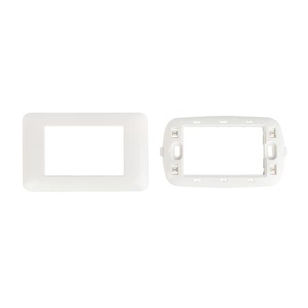 หน้ากาก 3 ช่อง BTICINO SM903/30P สีขาว_1