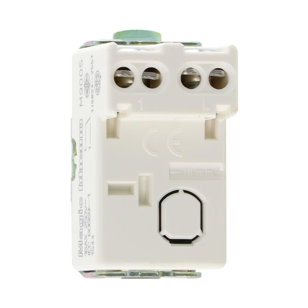 สวิตช์ 1 ทาง BTICINO SM9005 ขนาด 1 ช่อง สีขาว