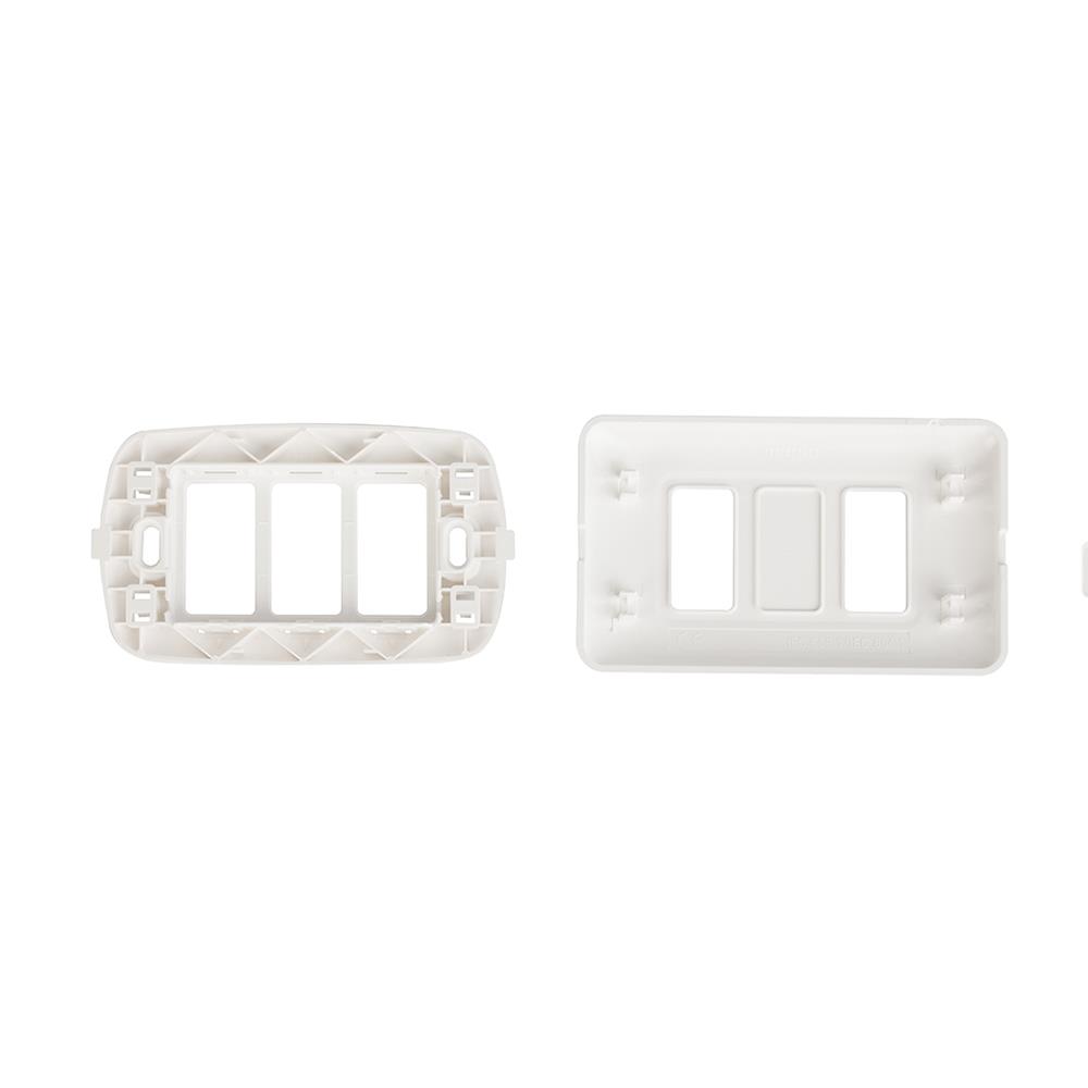 หน้ากาก 2 ช่อง BTICINO SM903/12P สีขาว