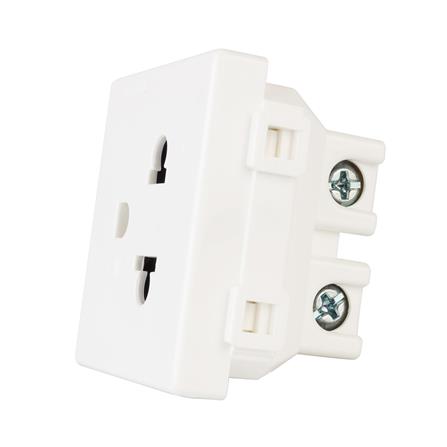 เต้ารับเดี่ยว 3 ขา มีม่านนิรภัย BTICINO SM9023T สีขาว_1