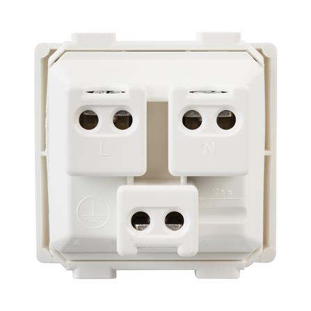 เต้ารับเดี่ยว 3 ขา มีม่านนิรภัย BTICINO SM9023T สีขาว_2