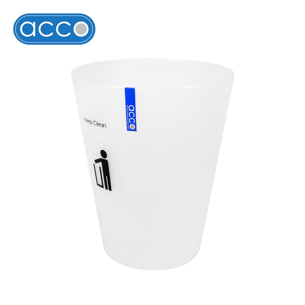 ถังขยะกลม ACCO ขนาด 4.5 ลิตร สีขาว