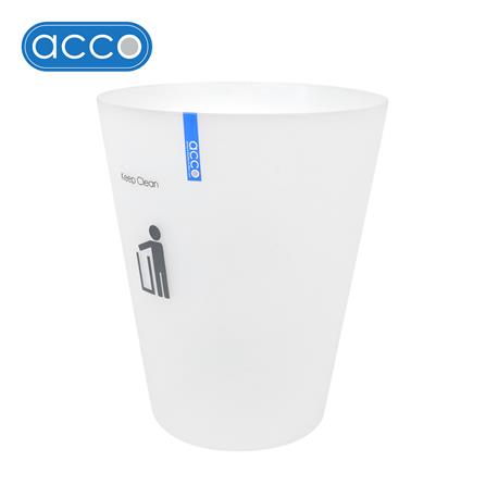 ถังขยะกลม ACCO ขนาด 9 ลิตร สีขาว