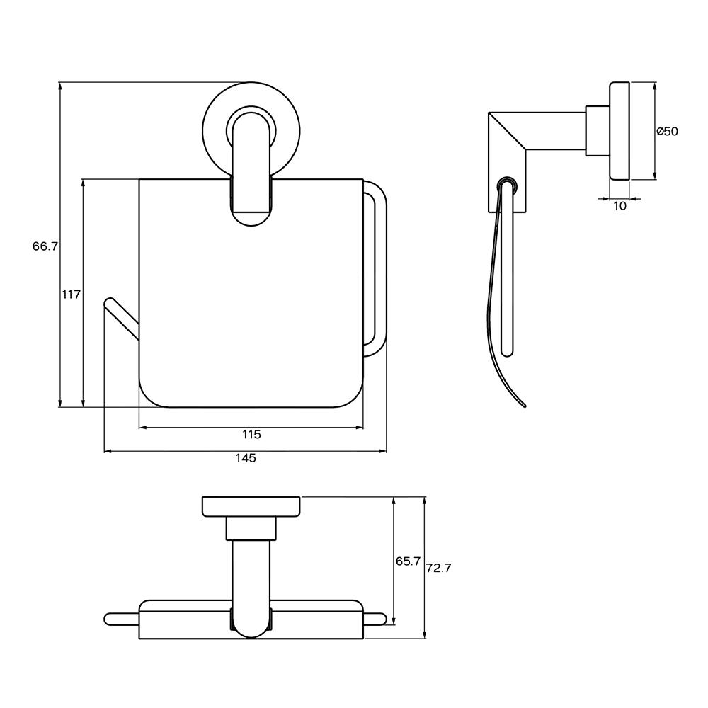ที่ใส่กระดาษชำระ WS AO-9302 สเตนเลส