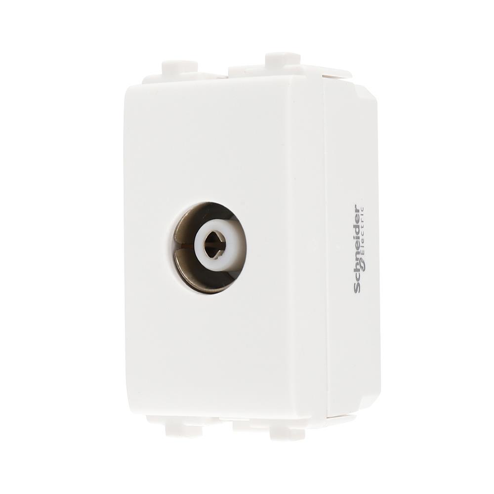 เต้ารับโทรทัศน์ 75 โอห์ม SCHNEIDER 3031TV75MS สีขาว