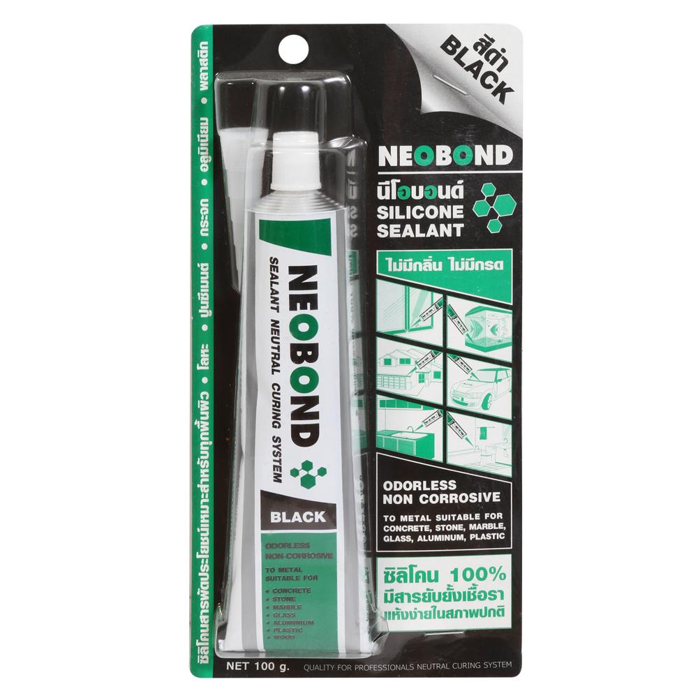 ซิลิโคนไร้กรด NEOBOND 100 ก. สีดำ